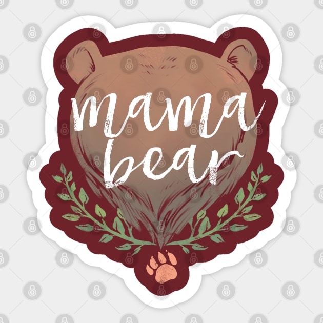Mama Bear Sticker by Medusa Dollmaker